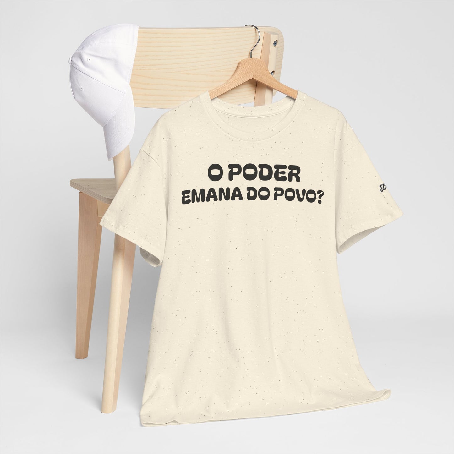 Camiseta “O Poder Emana do Povo” – Reflexão Sociológica sobre Poder e Sociedade