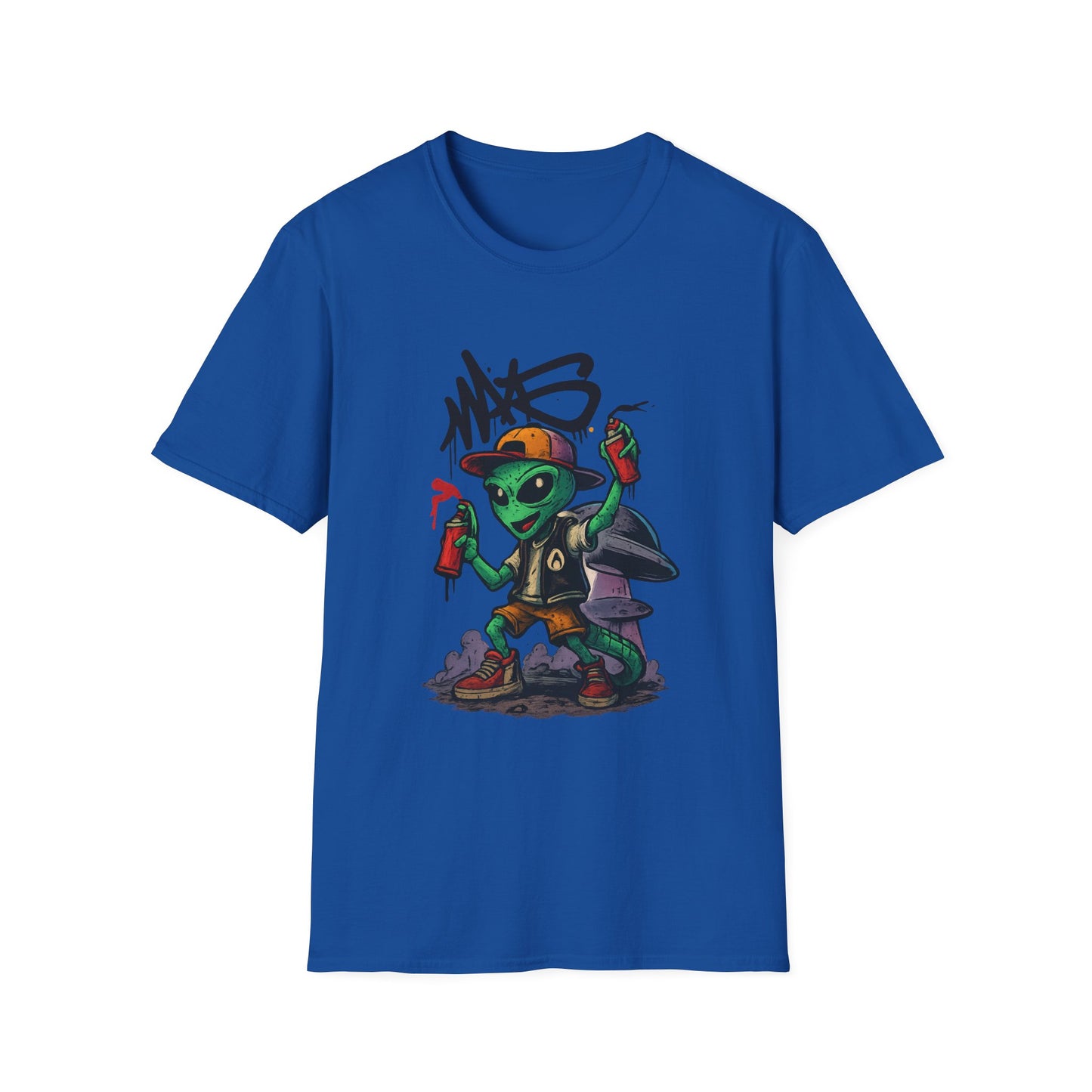 Camiseta Street Art Cogumelo Guardião – Algodão Ring-Spun Gildan 64000