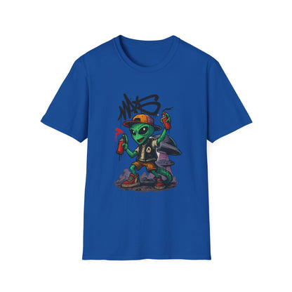 Camiseta Street Art Cogumelo Guardião – Algodão Ring-Spun Gildan 64000