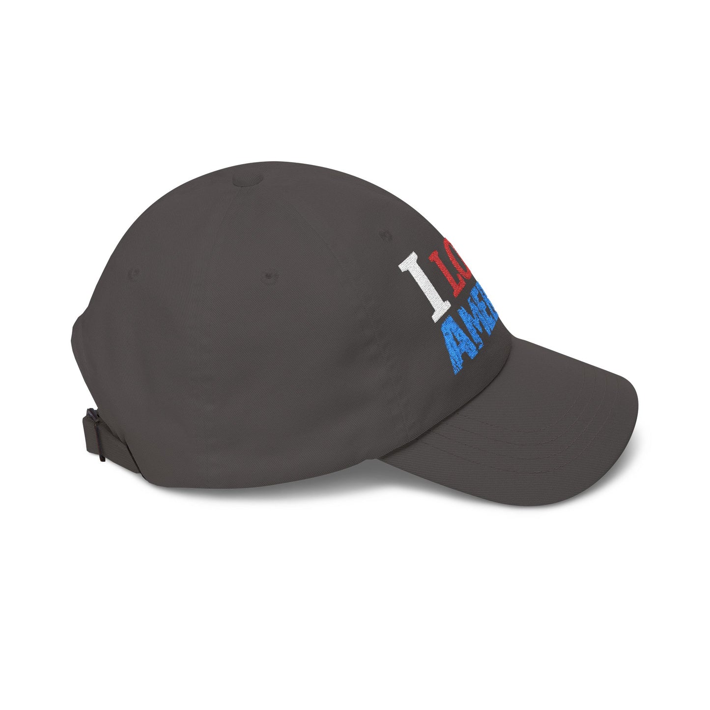 Boné Dad Hat Bordado Love 'Merica | Algodão Premium Ajustável