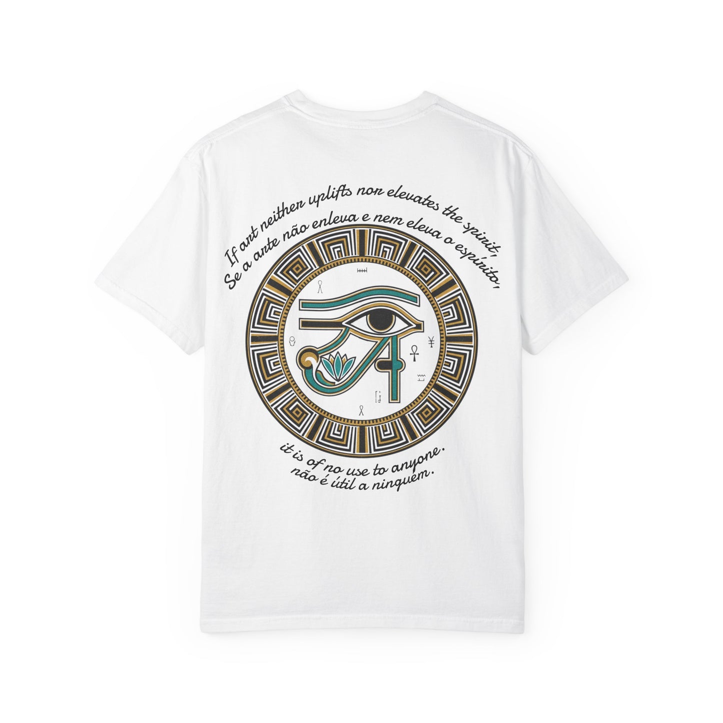 Camiseta Olho de Hórus Garment-Dyed