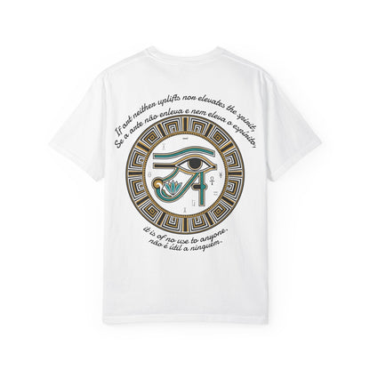 Camiseta Olho de Hórus Garment-Dyed