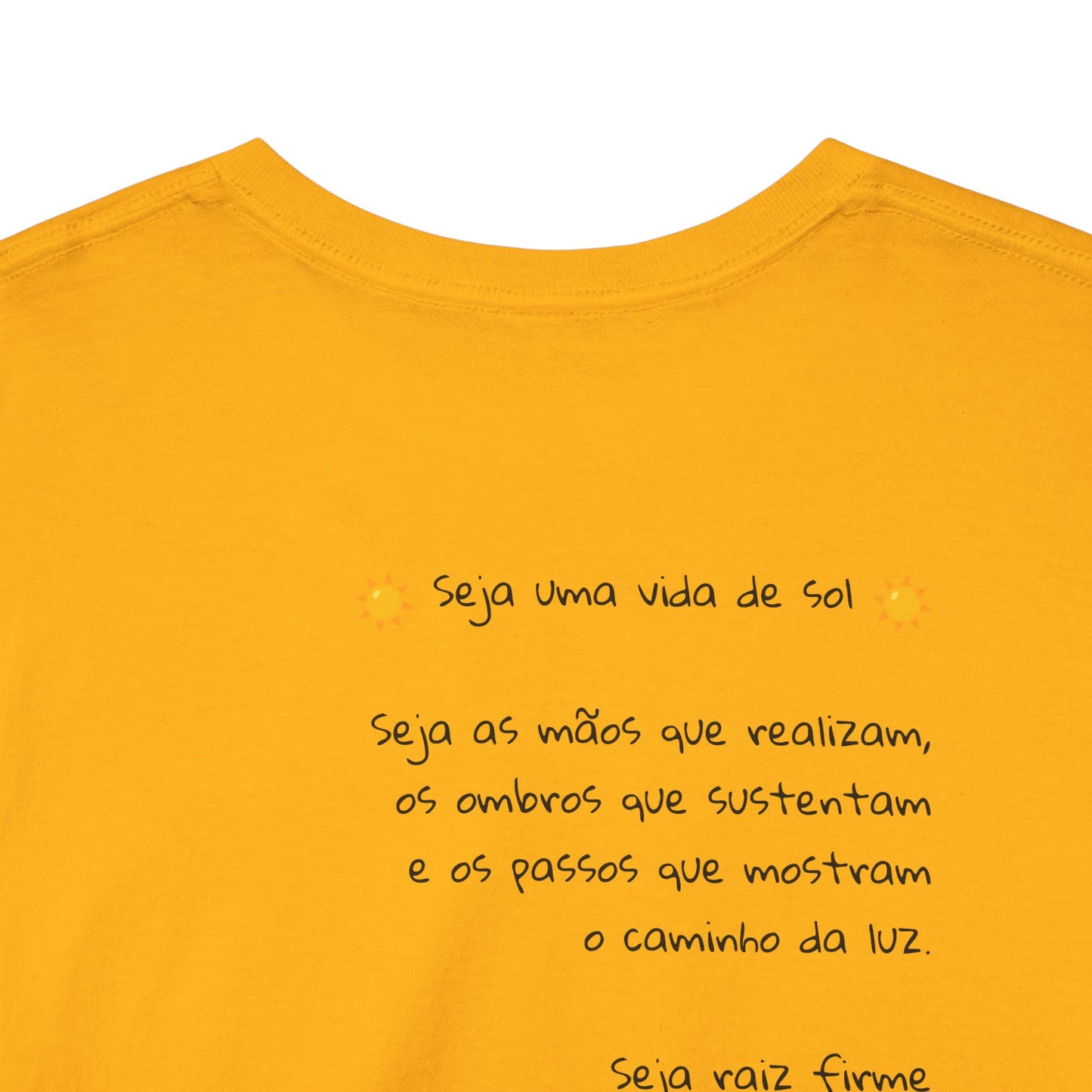 Camiseta Luz Serena – Poema de Esperança em Algodão