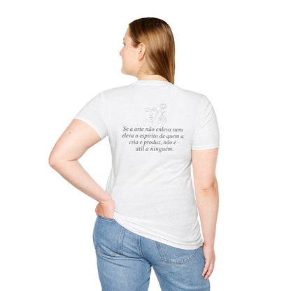 Camiseta "Arte que eleva e enleva o espírito" | Azirrague
