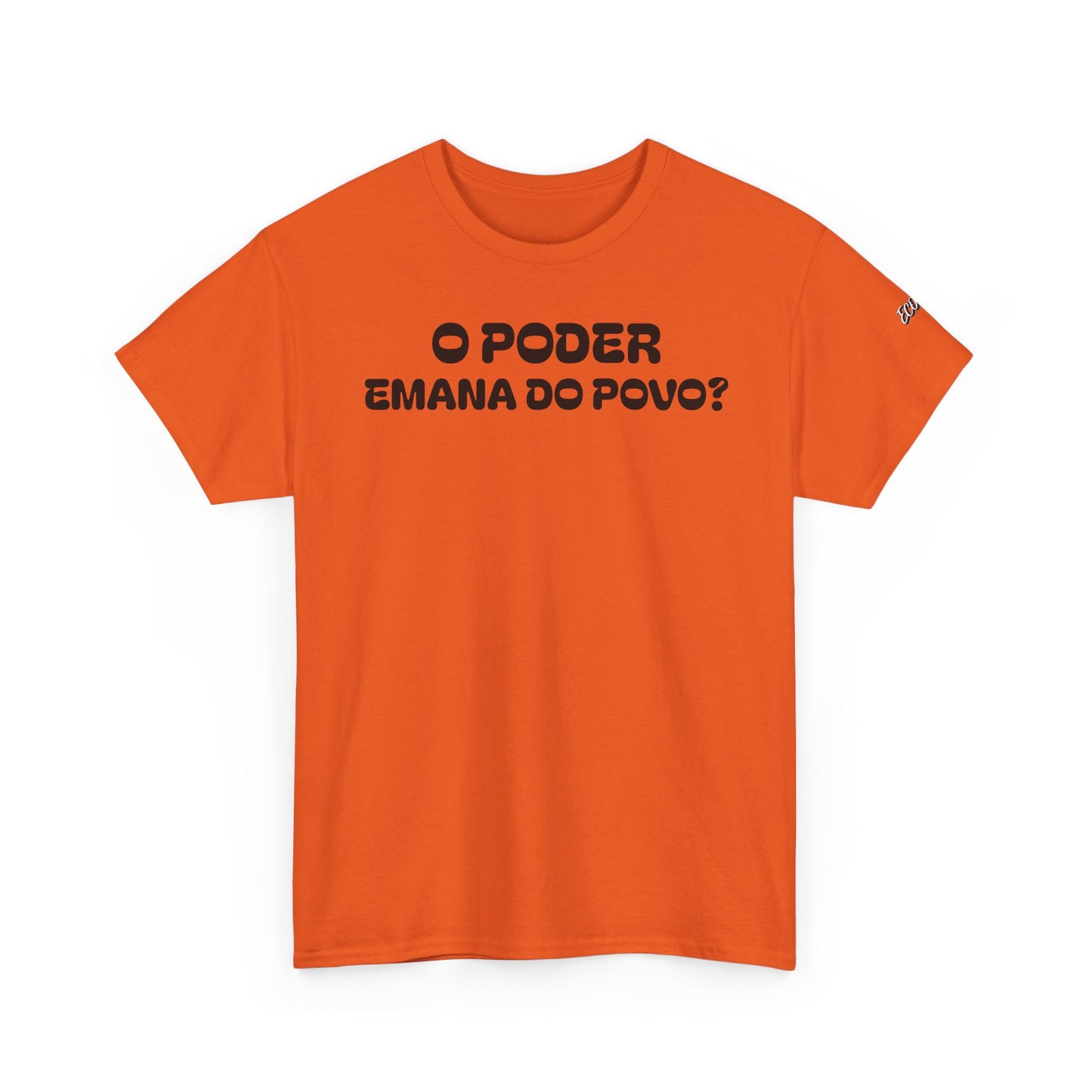 Camiseta “O Poder Emana do Povo” – Reflexão Sociológica sobre Poder e Sociedade