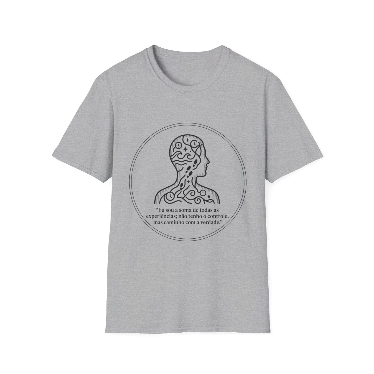 Inspirational Portuguese Quote T-Shirt — "Eu sou a soma de todas as experiências"