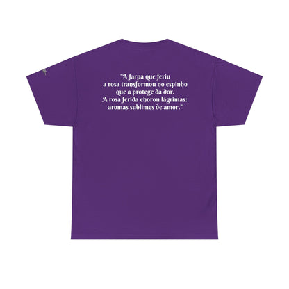 Camiseta Poema Azirrague — Rosa em Luto
