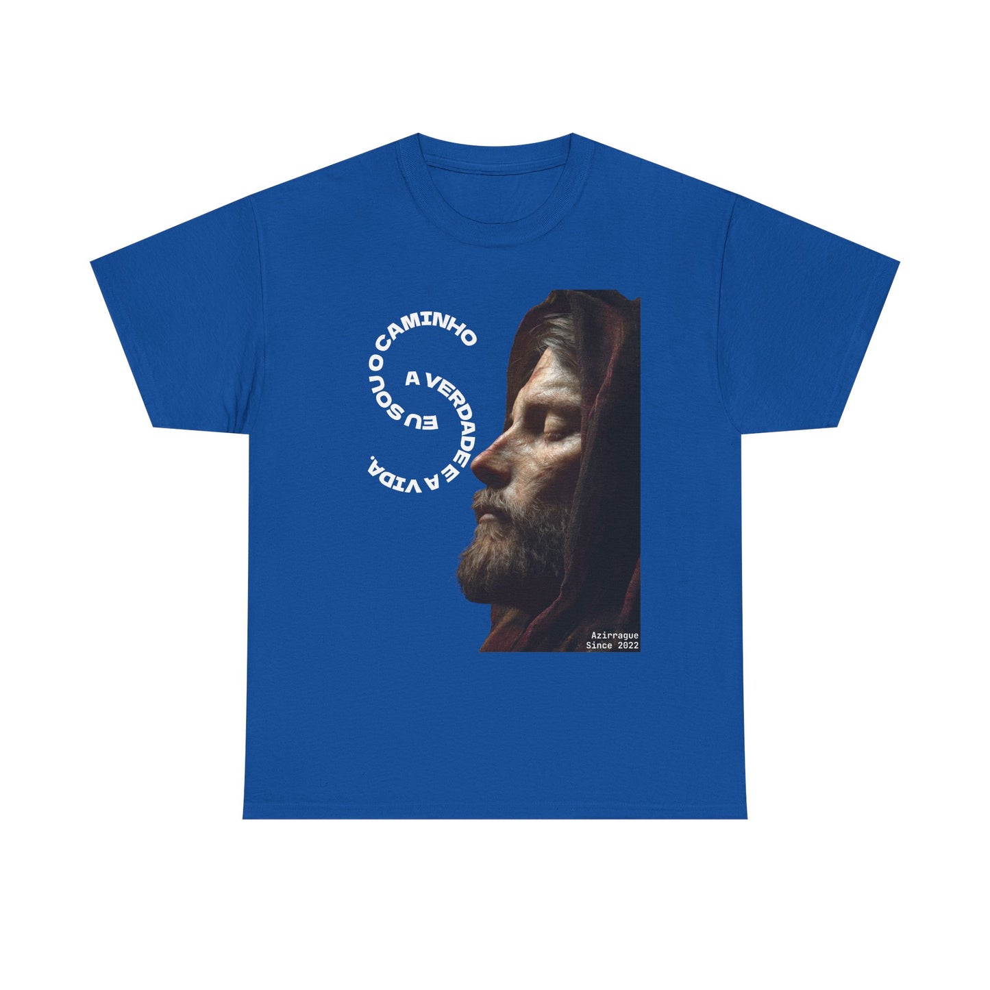 Camiseta “Eu Sou o Caminho” — Algodão 100% Médio