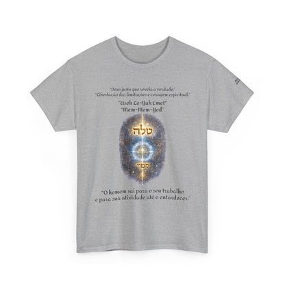 Camiseta Cabalística Asaliah & Imamiah – Símbolos Místicos e Energia Espiritual
