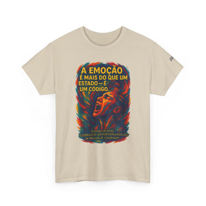 Camiseta Frase de Azirrague – Trecho de Marcelo B. Cavalcante | Algodão Gildan 5000