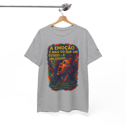 Camiseta Frase de Azirrague – Trecho de Marcelo B. Cavalcante | Algodão Gildan 5000