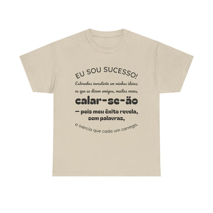 Camiseta estampada unissex Let Your Swords | Azirrague