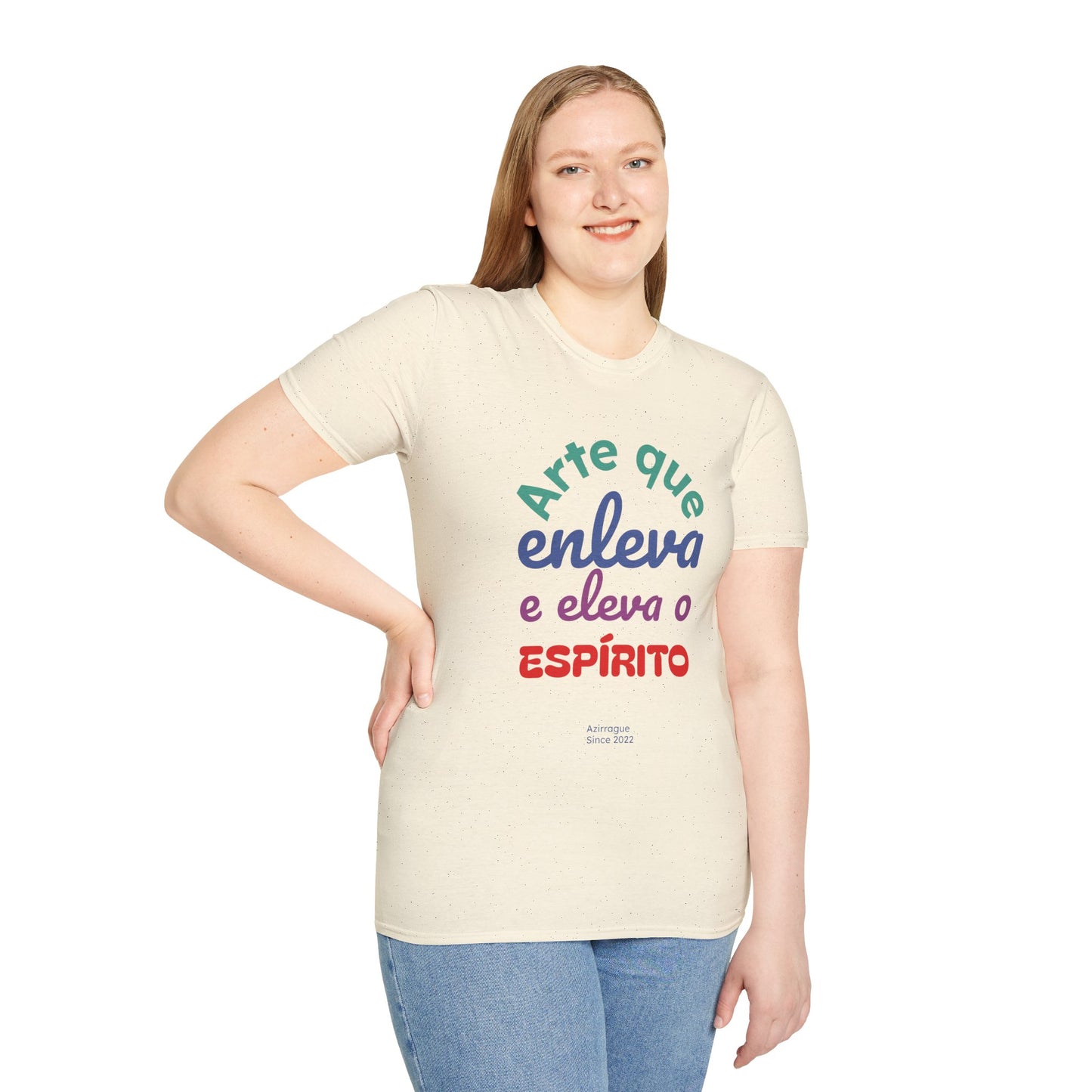 Camiseta "Arte que eleva e enleva o espírito" | Azirrague