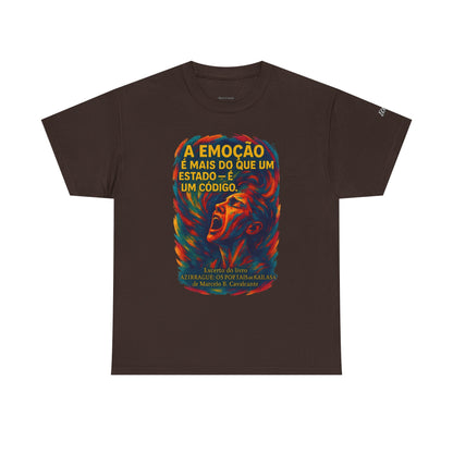 Camiseta Frase de Azirrague – Trecho de Marcelo B. Cavalcante | Algodão Gildan 5000