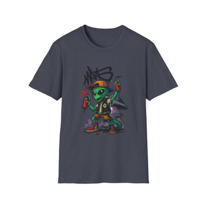Camiseta Street Art Cogumelo Guardião – Algodão Ring-Spun Gildan 64000