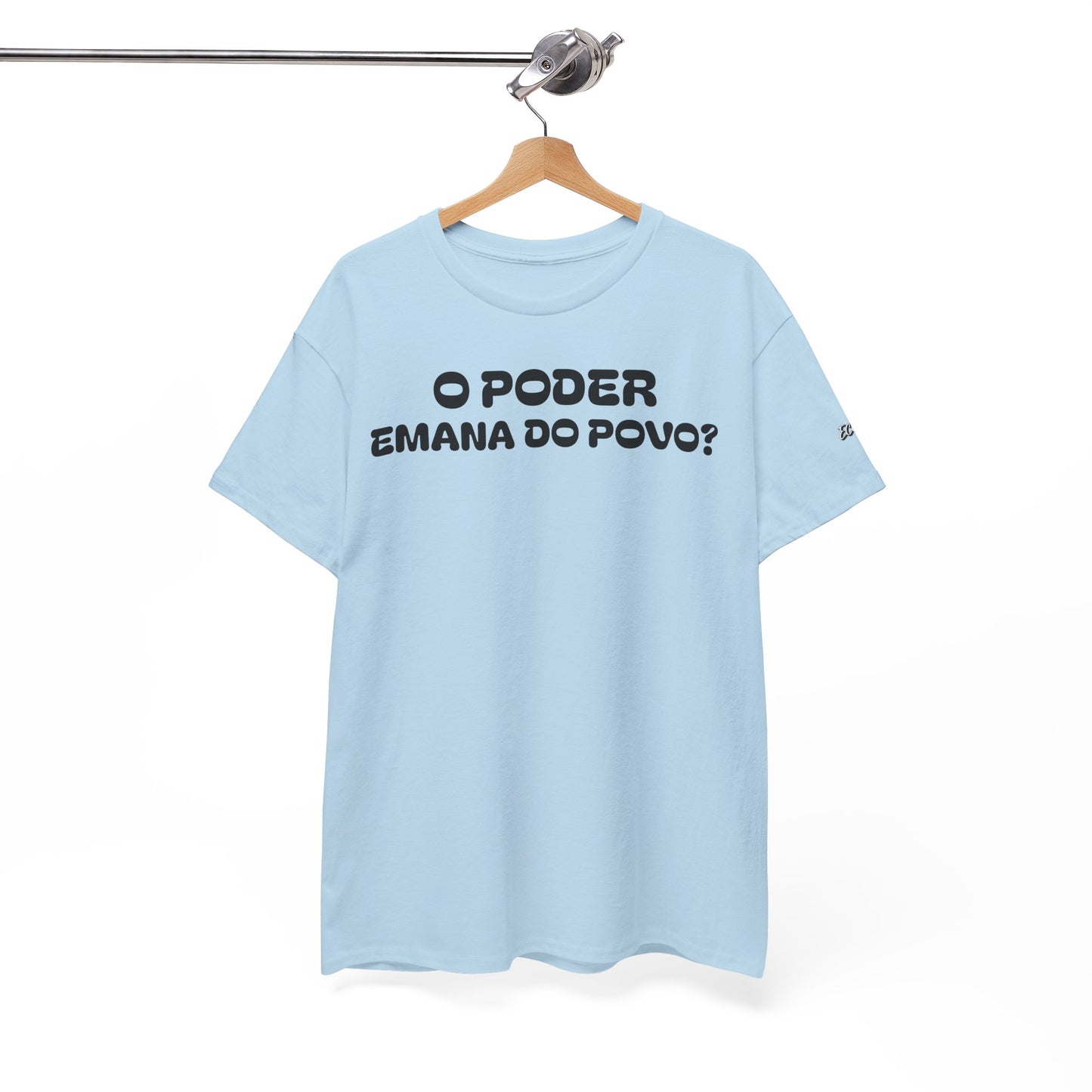 Camiseta “O Poder Emana do Povo” – Reflexão Sociológica sobre Poder e Sociedade