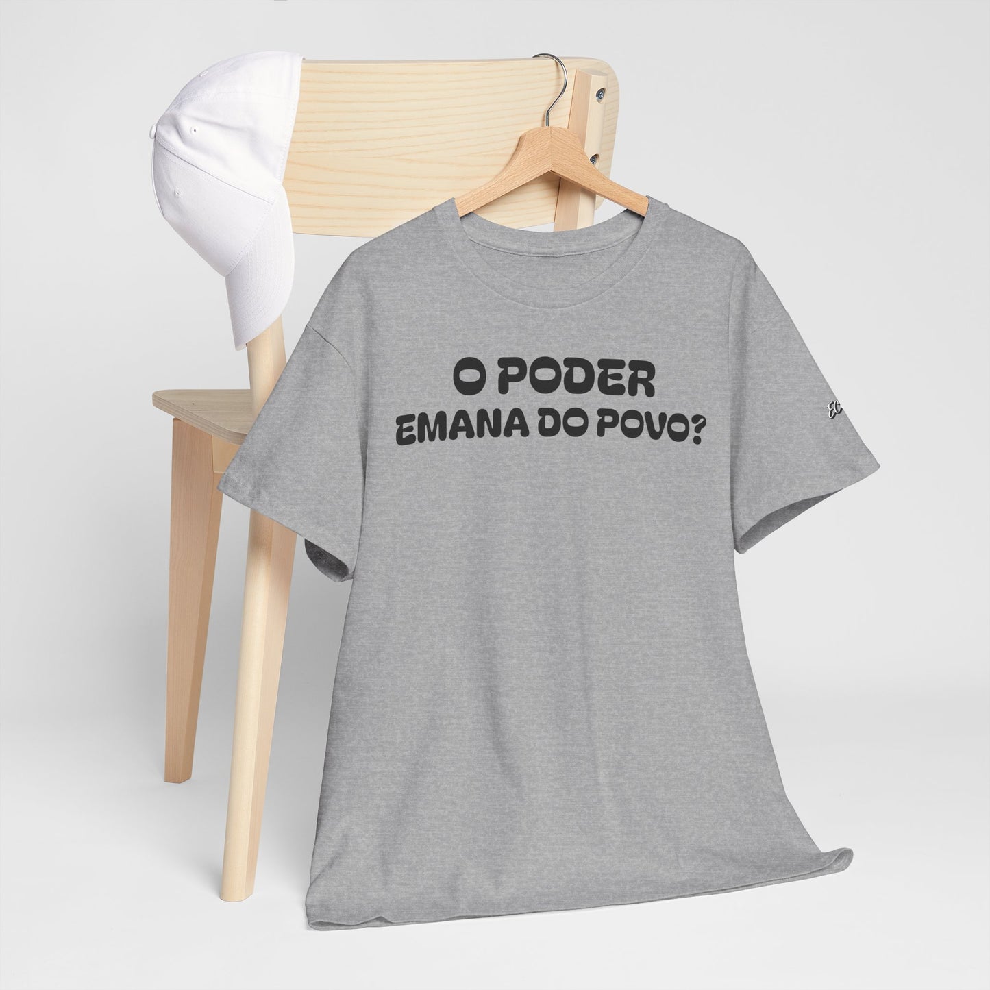 Camiseta “O Poder Emana do Povo” – Reflexão Sociológica sobre Poder e Sociedade