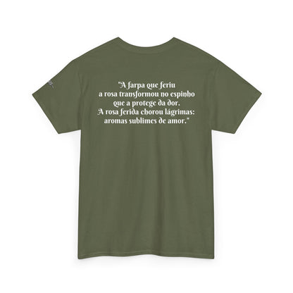 Camiseta Poema Azirrague — Rosa em Luto