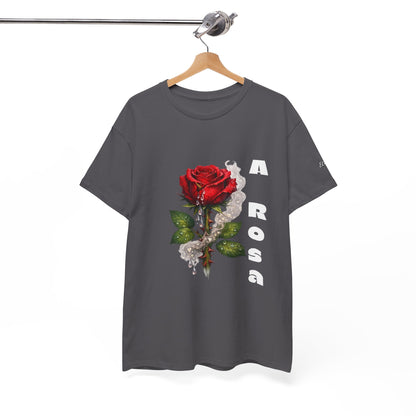 Camiseta Poema Azirrague — Rosa, Espinho e Amor