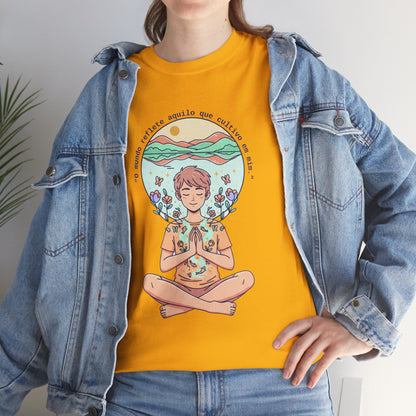 Camiseta “A Liberdade Nasce Por Dentro” — Algodão Premium | Jornada Interior