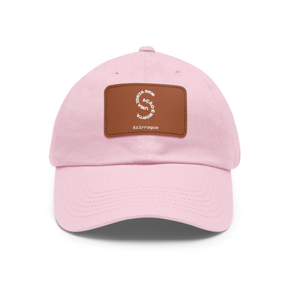 Boné Dad Hat com patch em couro | Ideia em Ação Azirrague