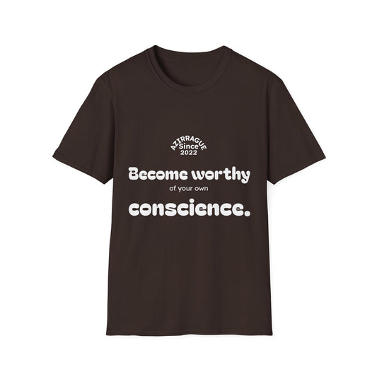 Camiseta Minimalista com Frase em Inglês | Become Worthy Tee