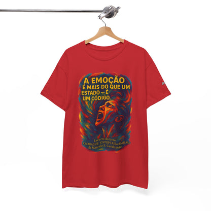 Camiseta Frase de Azirrague – Trecho de Marcelo B. Cavalcante | Algodão Gildan 5000