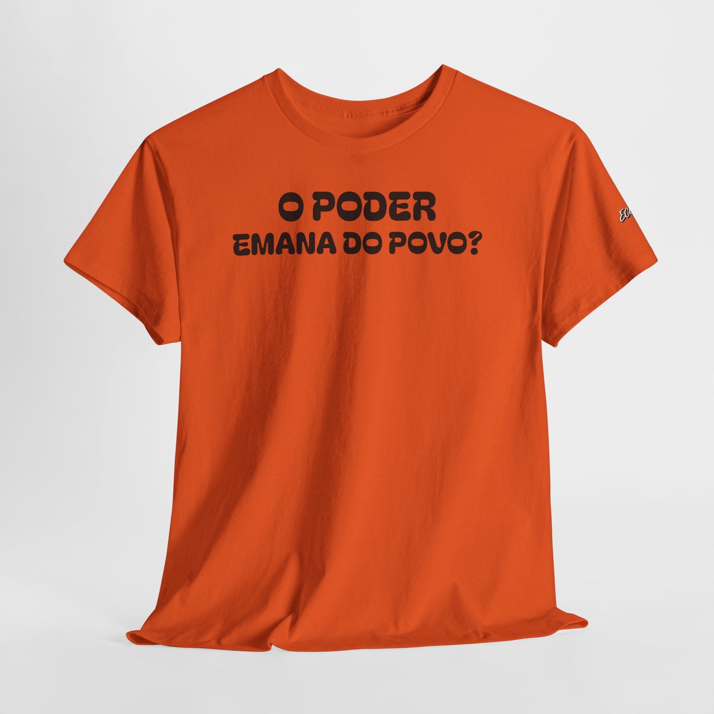 Camiseta “O Poder Emana do Povo” – Reflexão Sociológica sobre Poder e Sociedade