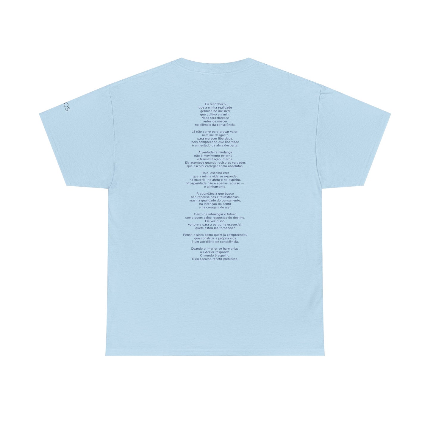 Camiseta “A Liberdade Nasce Por Dentro” — Algodão Premium | Jornada Interior