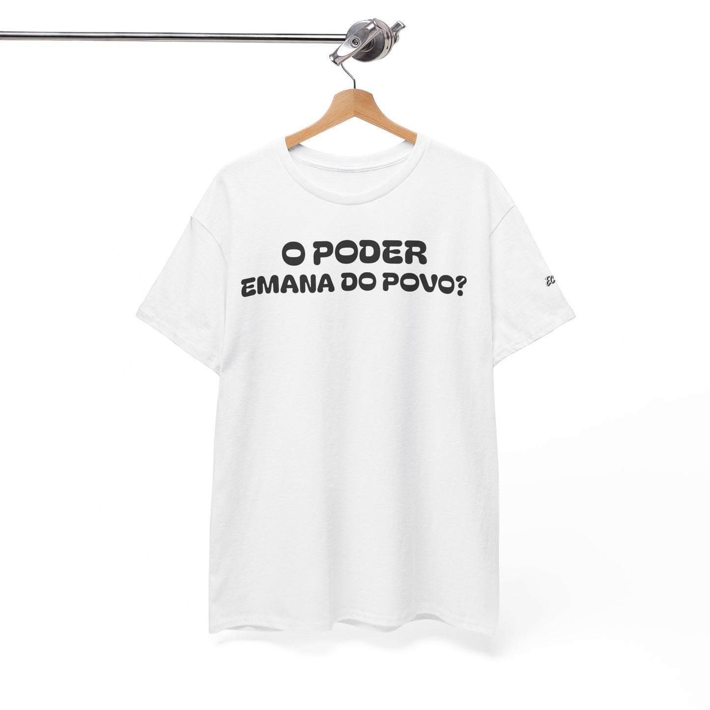 Camiseta “O Poder Emana do Povo” – Reflexão Sociológica sobre Poder e Sociedade