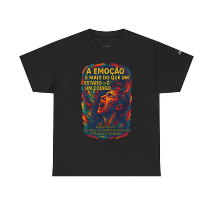 Camiseta Frase de Azirrague – Trecho de Marcelo B. Cavalcante | Algodão Gildan 5000