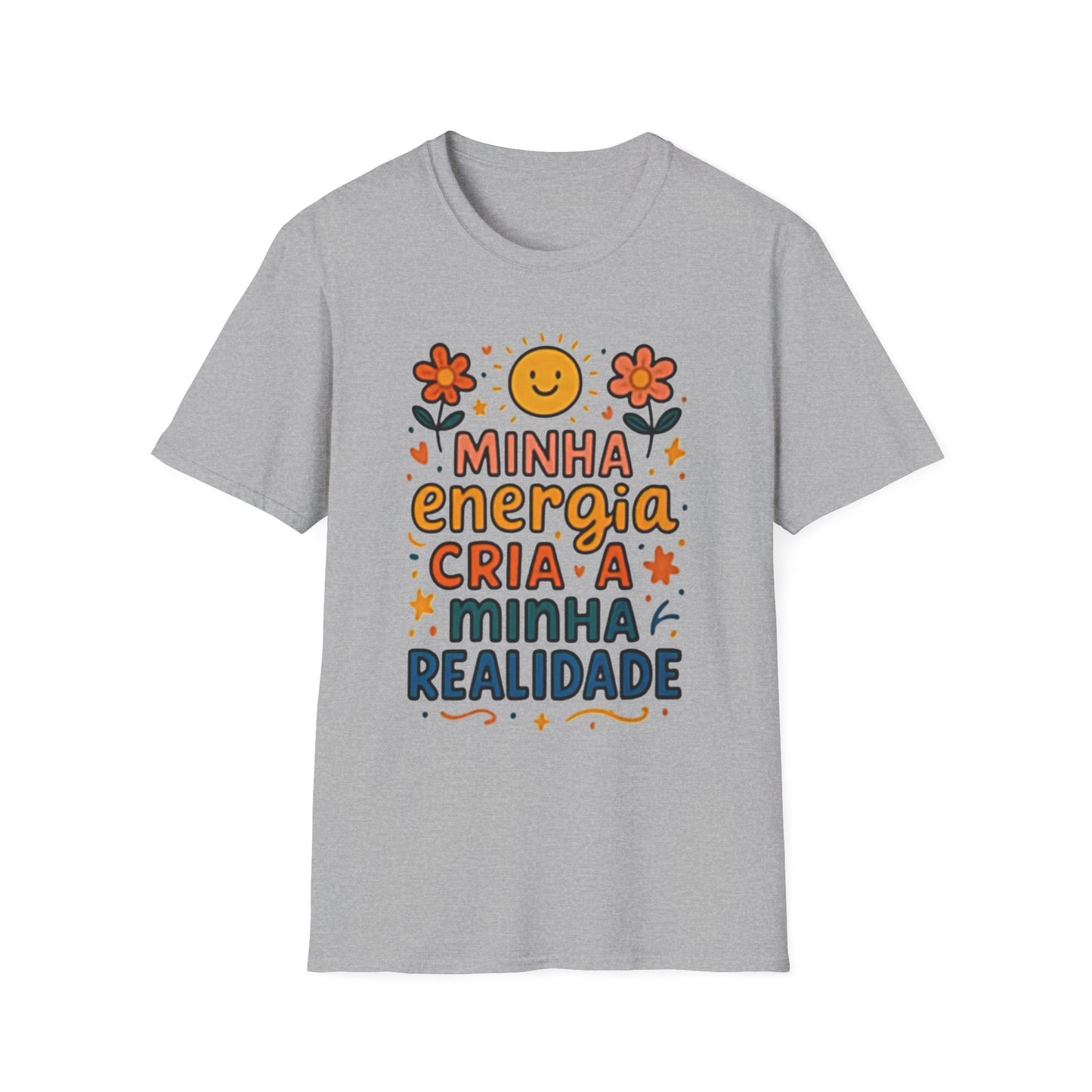 Camiseta Minha Energia Cria — Algodão Ring-Spun 153g