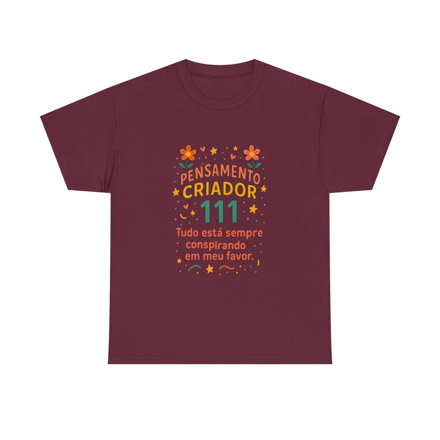 Camiseta 111 Pensamento Criador — Algodão 180g
