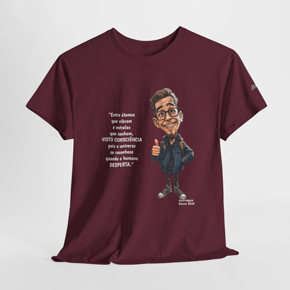 Camiseta Azimur “O Universo Reconhece Quem Desperta” – Algodão 100% Unissex