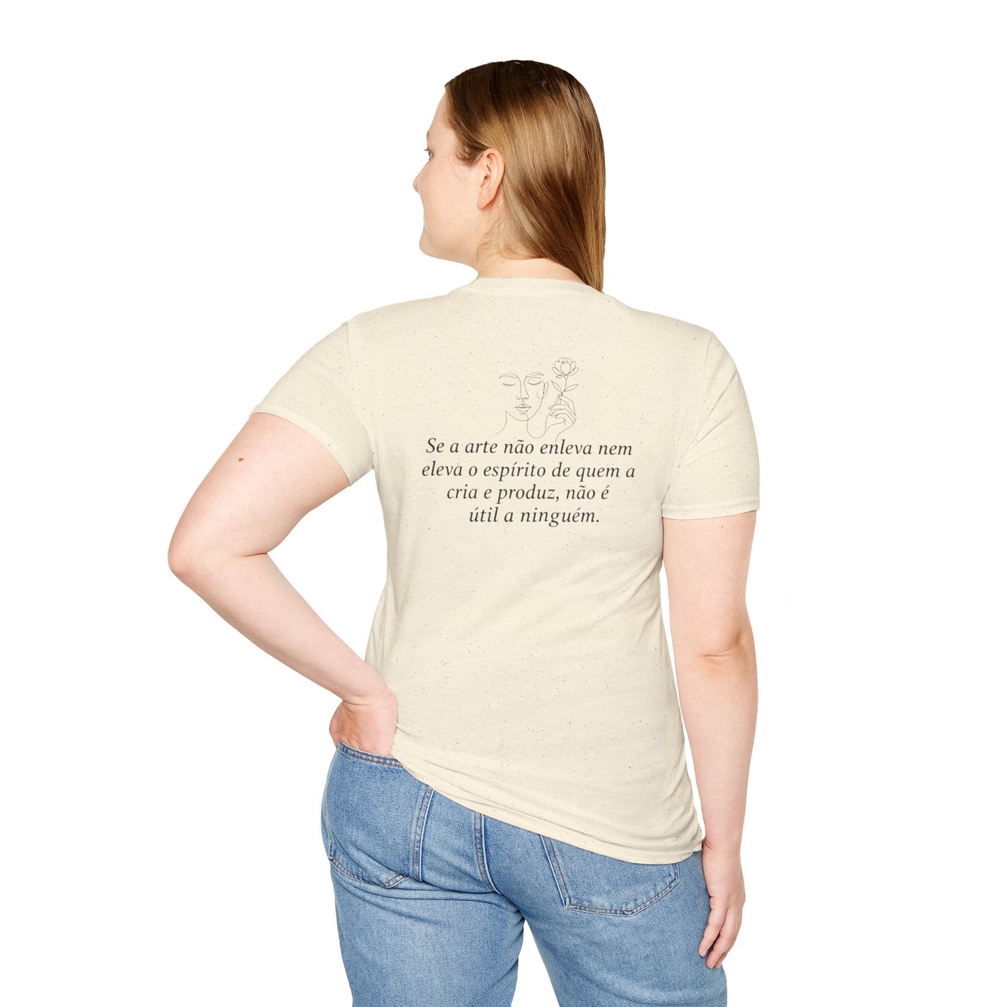 Camiseta "Arte que eleva e enleva o espírito" | Azirrague