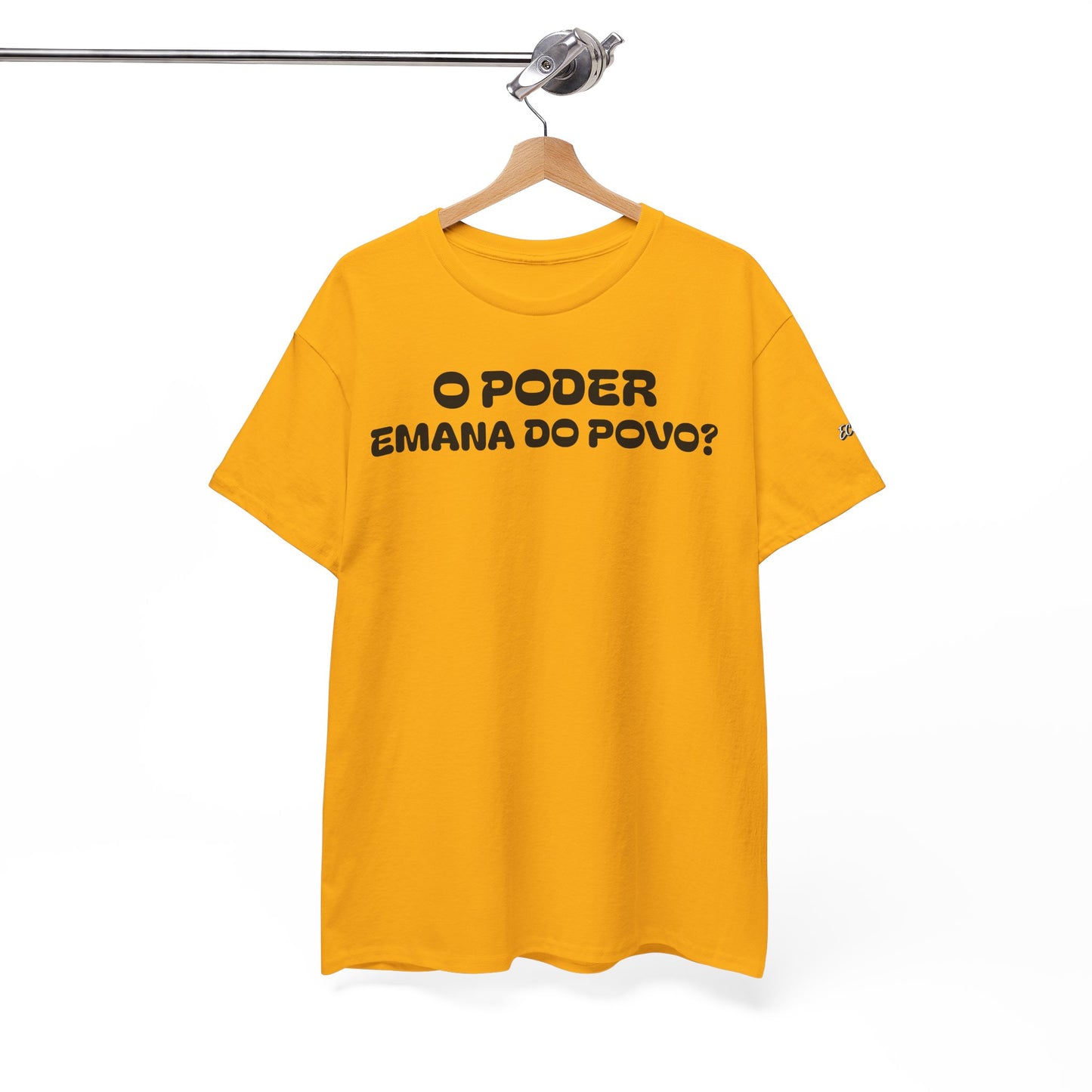 Camiseta “O Poder Emana do Povo” – Reflexão Sociológica sobre Poder e Sociedade
