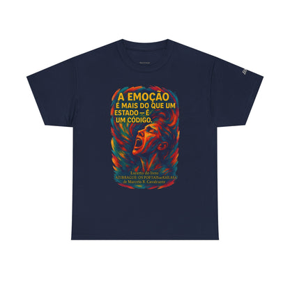 Camiseta Frase de Azirrague – Trecho de Marcelo B. Cavalcante | Algodão Gildan 5000