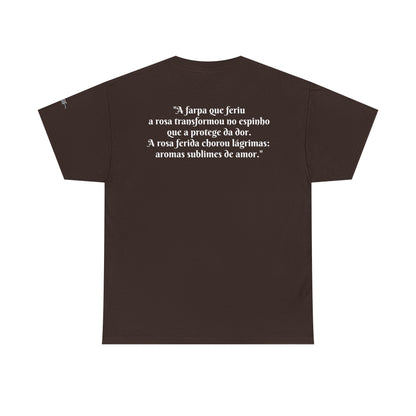 Camiseta Poema Azirrague — Rosa em Luto