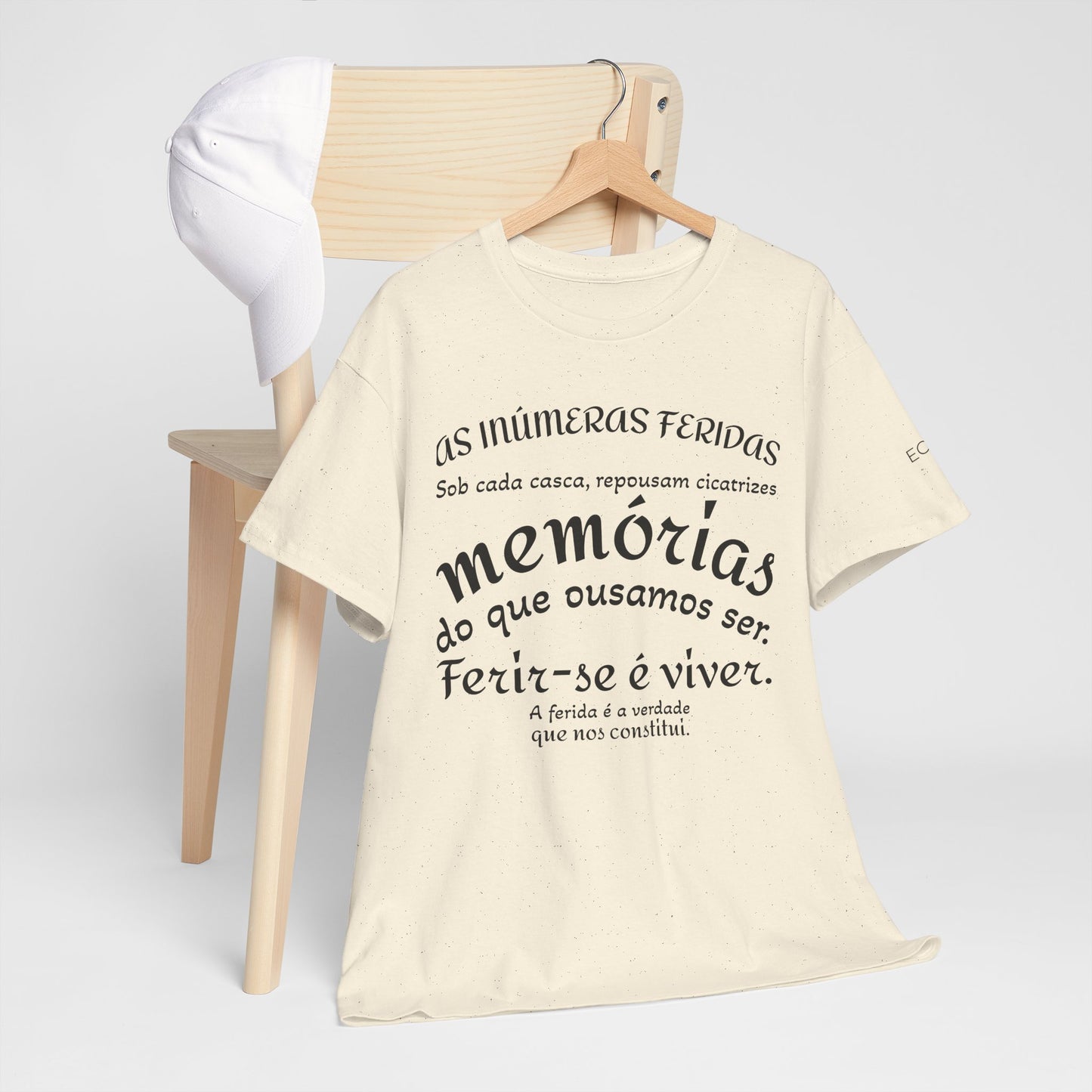 Camiseta “As Inúmeras Feridas” – Algodão Premium Unissex