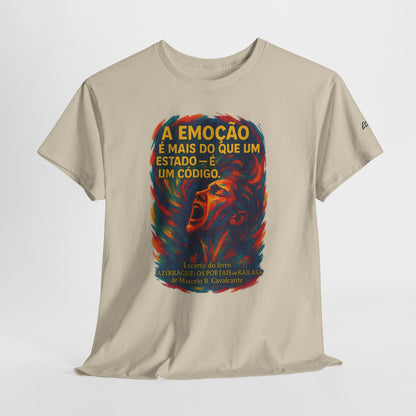 Camiseta Frase de Azirrague – Trecho de Marcelo B. Cavalcante | Algodão Gildan 5000