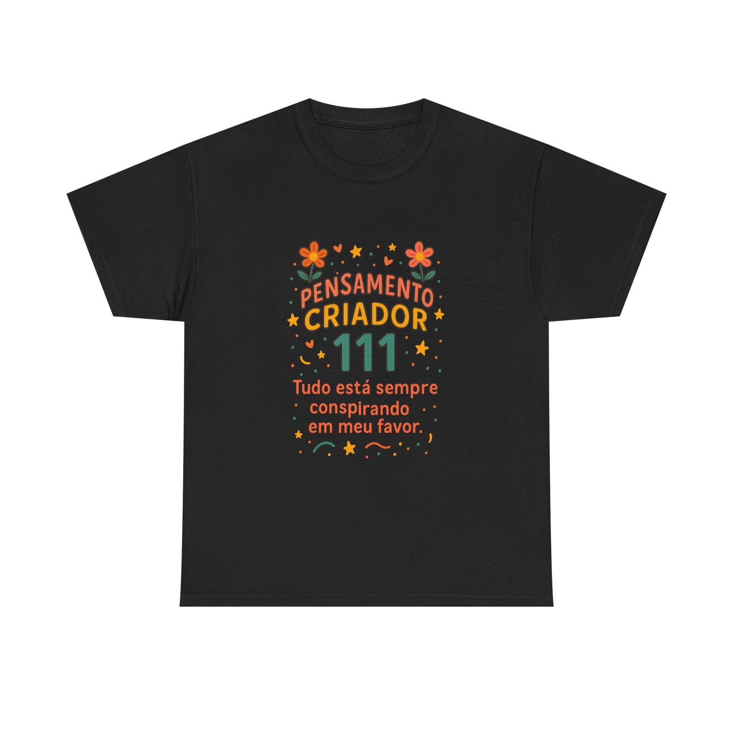 Camiseta 111 Pensamento Criador — Algodão 180g