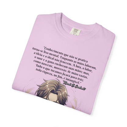 Camiseta Poética Citação Portuguesa — Trecho de Marcelo B. Cavalcante