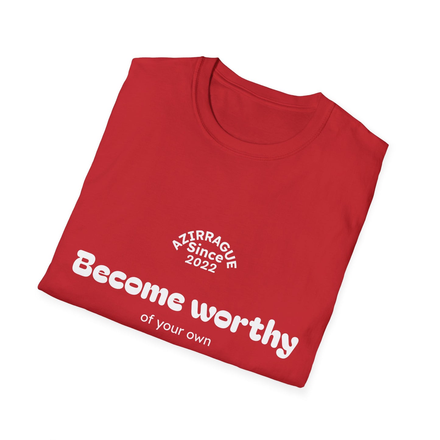 Camiseta Minimalista com Frase em Inglês | Become Worthy Tee
