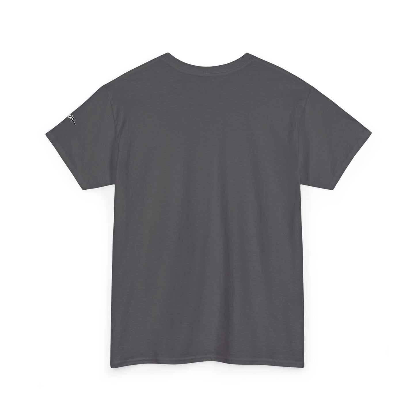 Camiseta inspiradora com citações portuguesas — "Pense, crie, mova-se..."
