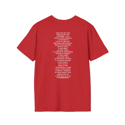 Camiseta Ironia Lúcida — Algodão Ring-Spun 153g