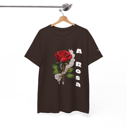 Camiseta Poema Azirrague — Rosa, Espinho e Amor