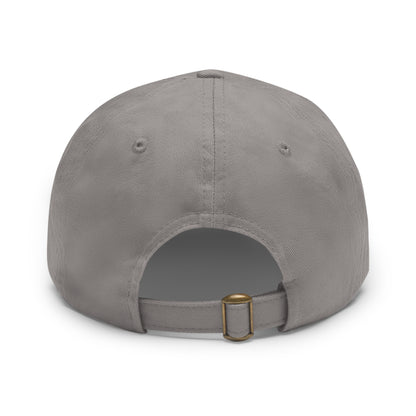 Boné Dad Hat com patch em couro | Ideia em Ação Azirrague