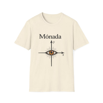Mônada — Camiseta com estampa filosófica "EU = (0,0)"