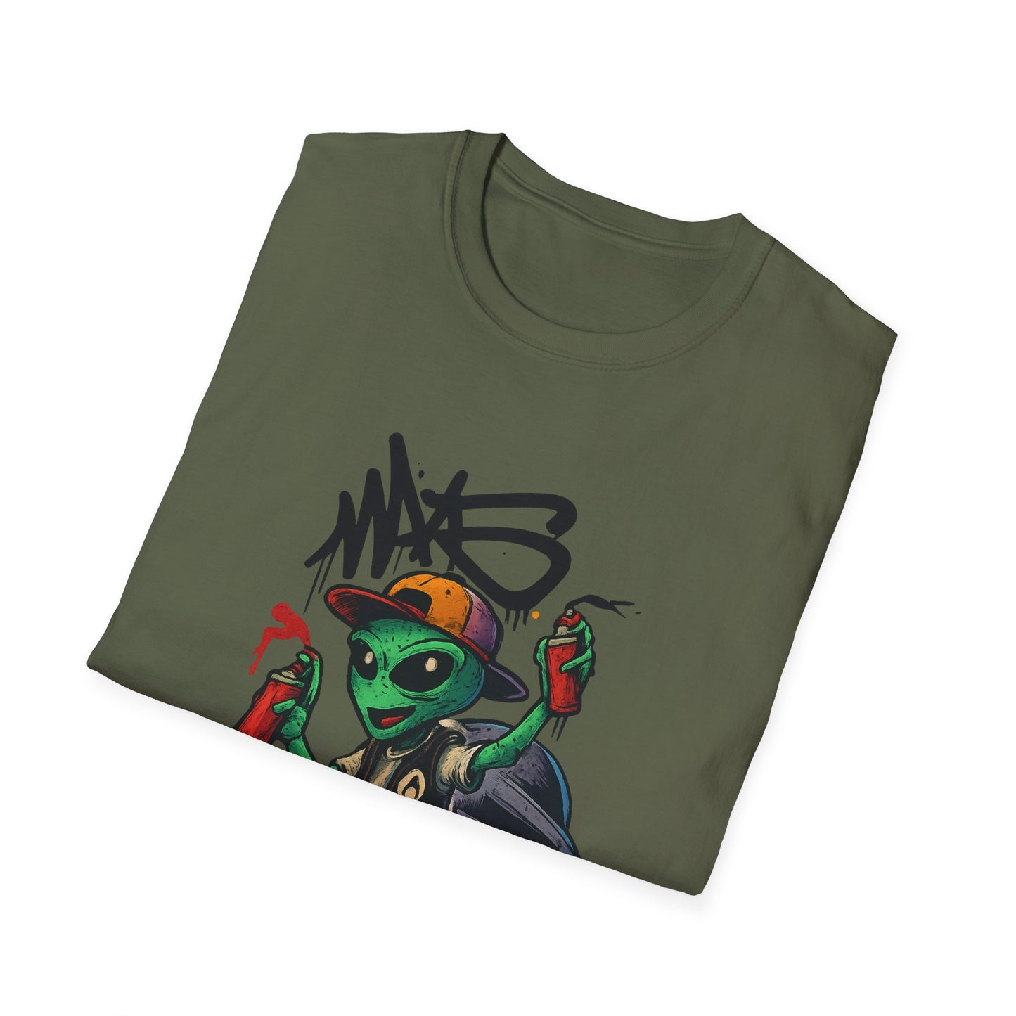 Camiseta Street Art Cogumelo Guardião – Algodão Ring-Spun Gildan 64000