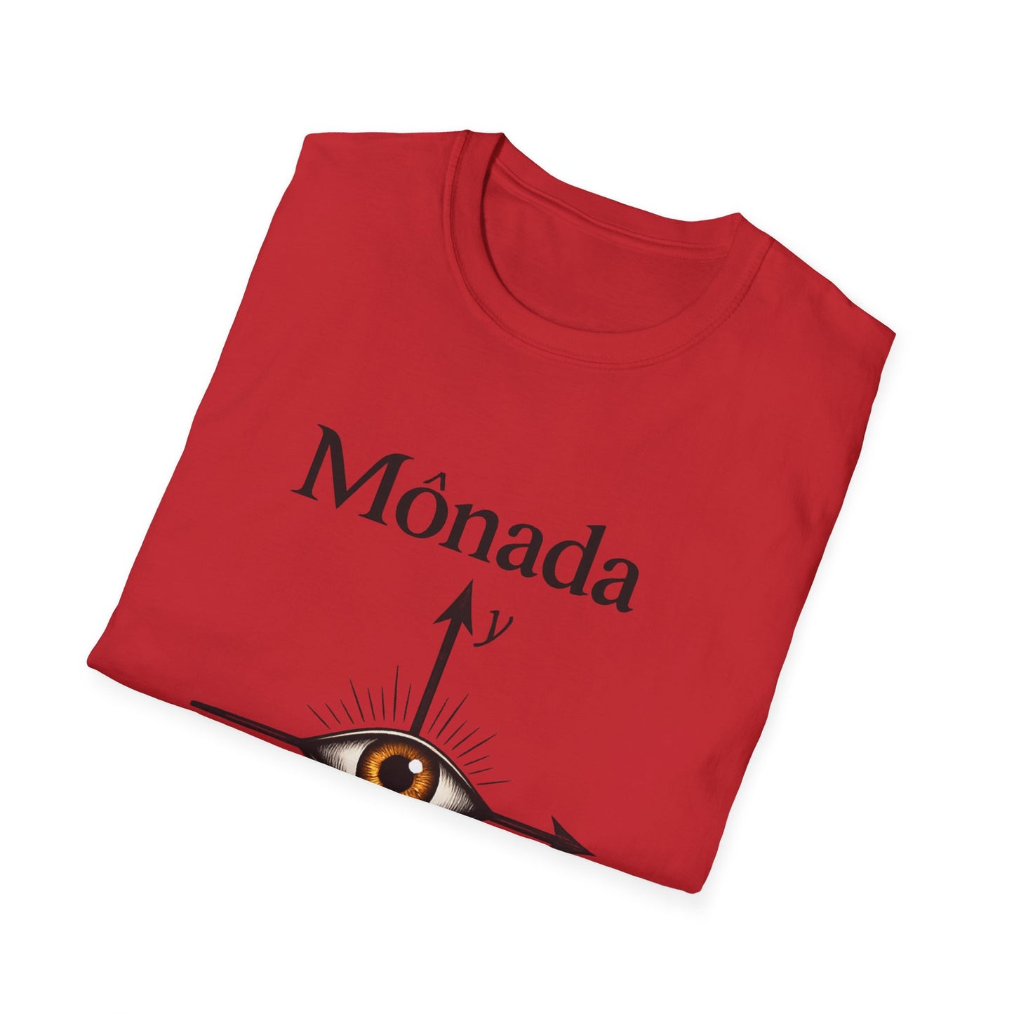 Mônada — Camiseta com estampa filosófica "EU = (0,0)"